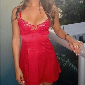 FOR LOVE AND LEMONS EVIE SLIP DRESS